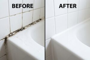 How to Remove Black Mold from Bathtub Caulk Lines Permanently