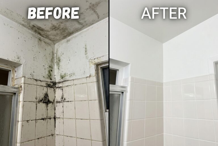 Removing mold with beer, baking soda, and hydrogen peroxide solution