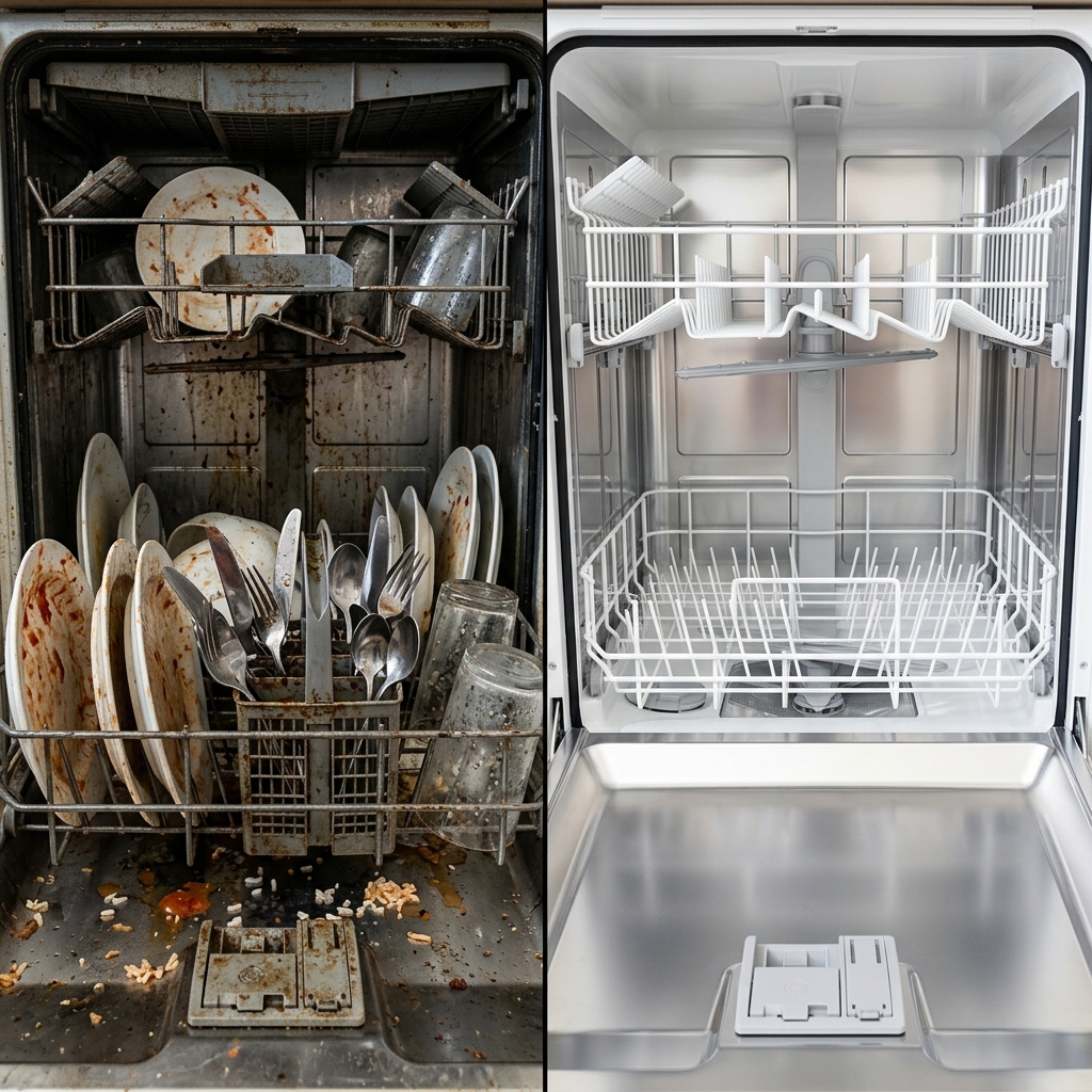 How to Clean a Dishwasher with Baking Soda and Vinegar (Deep Clean Guide) | TidyUp Daily