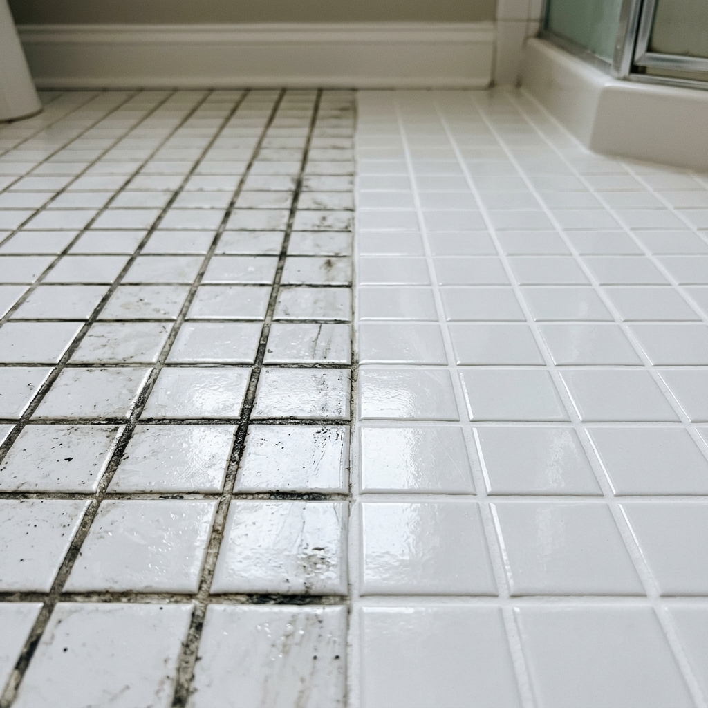 How to Clean Grout with Baking Soda and Hydrogen Peroxide (No Scrubbing) | TidyUp Daily