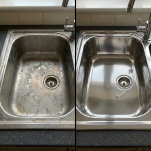 How to Clean a Stainless Steel Sink with Baking Soda (Mirror Shine) | TidyUp Daily